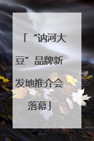 “讷河大豆”品牌新发地推介会落幕