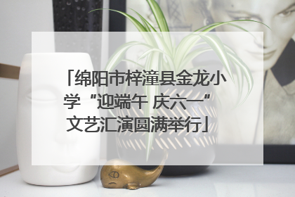 绵阳市梓潼县金龙小学“迎端午 庆六一”文艺汇演圆满举行