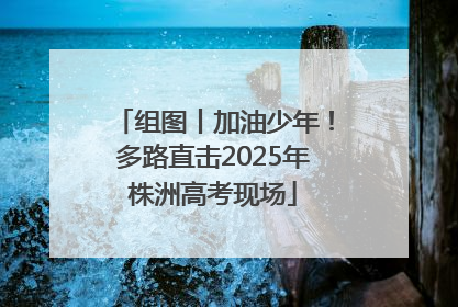 组图丨加油少年！多路直击2025年株洲高考现场