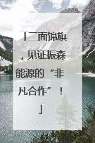 三面锦旗，见证振森能源的“非凡合作”！