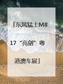 东风猛士M817“亮剑”粤港澳车展