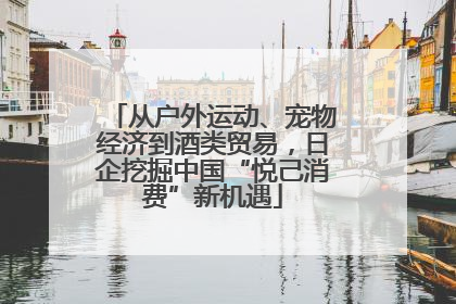 从户外运动、宠物经济到酒类贸易，日企挖掘中国“悦己消费”新机遇