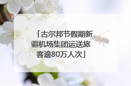 古尔邦节假期新疆机场集团运送旅客逾80万人次