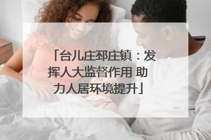 台儿庄邳庄镇：发挥人大监督作用 助力人居环境提升