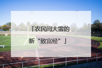 农民闫大雷的新“致富经”
