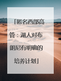 匿名西部高管：湖人对布朗尼有明确的培养计划