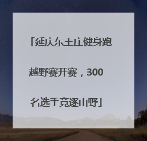延庆东王庄健身跑越野赛开赛，300名选手竞逐山野