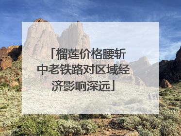 榴莲价格腰斩 中老铁路对区域经济影响深远