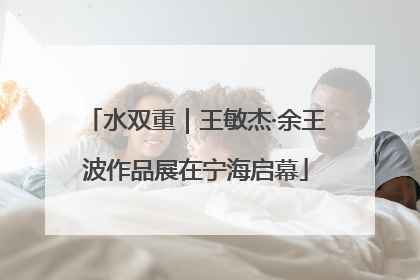 水双重｜王敏杰·余王波作品展在宁海启幕