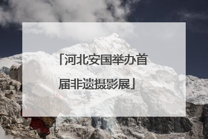 河北安国举办首届非遗摄影展