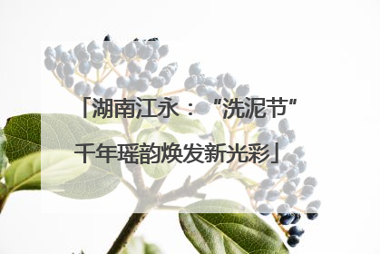 湖南江永：“洗泥节”千年瑶韵焕发新光彩