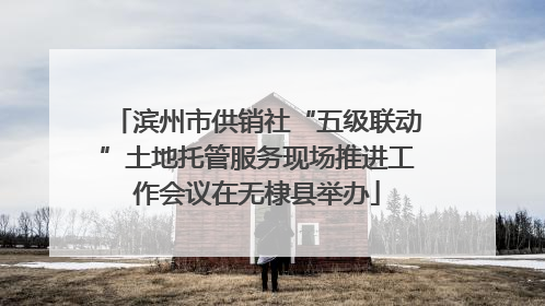 滨州市供销社“五级联动”土地托管服务现场推进工作会议在无棣县举办