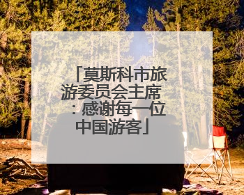 莫斯科市旅游委员会主席：感谢每一位中国游客
