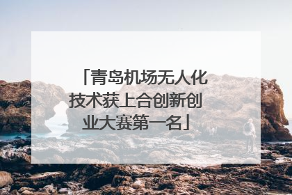 青岛机场无人化技术获上合创新创业大赛第一名