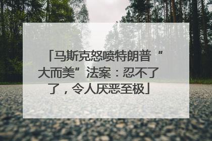 马斯克怒喷特朗普“大而美”法案：忍不了了，令人厌恶至极