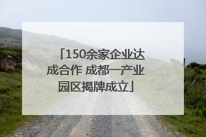 150余家企业达成合作 成都一产业园区揭牌成立