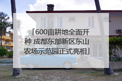600亩耕地全面开种 成都东部新区东山农场示范园正式亮相